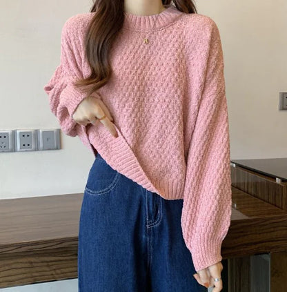 Suéter de lana grueso y acogedor para mujer (Estilo corto)