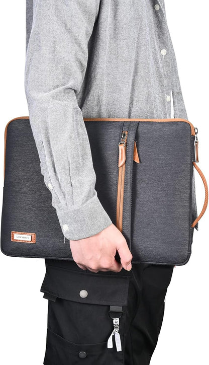 14 Inch Laptop Sleeve Case Water-Resistant Handle Bag for Most 14” Computer/Surface Book/Lenovo Flex 4/Yoga 530/Thinkpad L480 E485/HP Pavilion X360/Dell New Latitude 5490 7490 2018