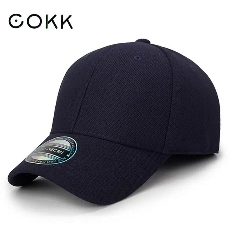 Baseball Cap Men Snapback Hats Caps Men Fitted Closed Full Cap Women Gorras Bone Male Trucker Hat Casquette Outdoor Black
