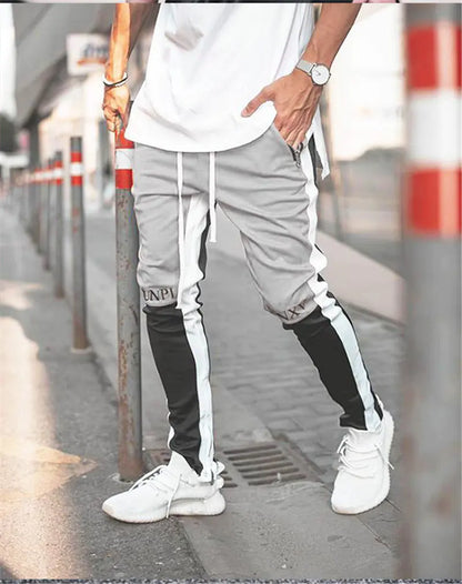 Men's Korean Style Slim Fit Summer Jogger Pants