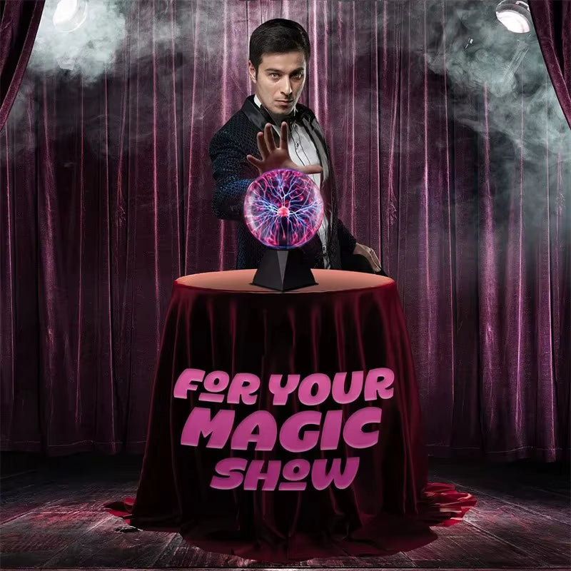 3/4/5/6 Inch Magic Plasma Ball Lamp LED Atmosphere Night Light Only Touch Sensitive Glass Plasma Light Bedroom Decor Kids Gifts