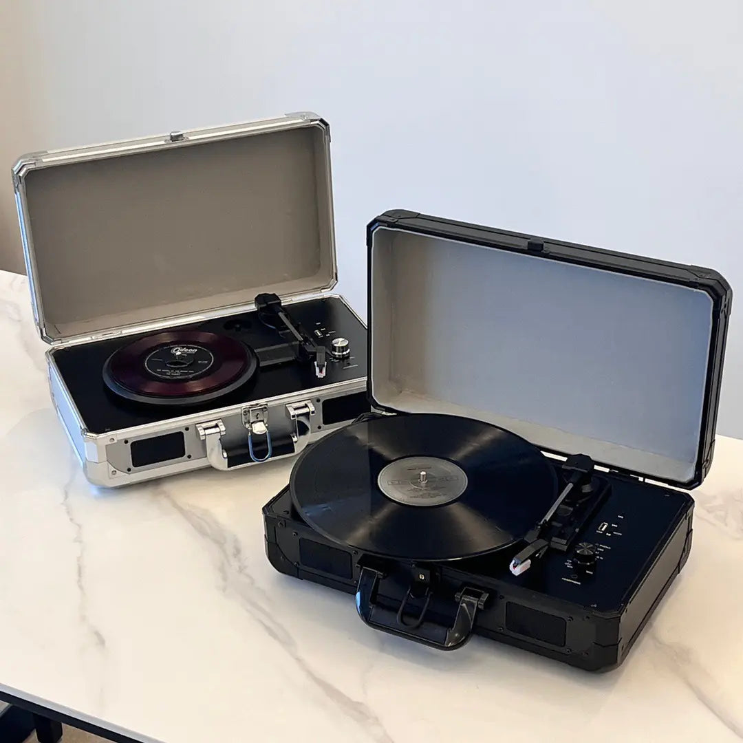 Tocadiscos Retro Bluetooth con Reproducción USB