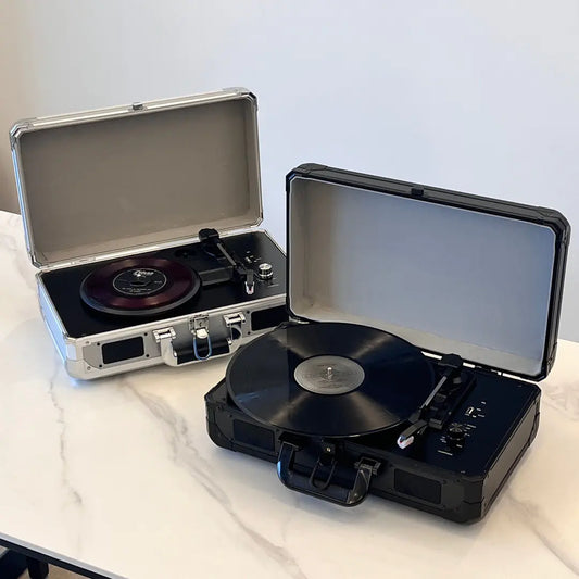 Tocadiscos Retro Bluetooth con Reproducción USB