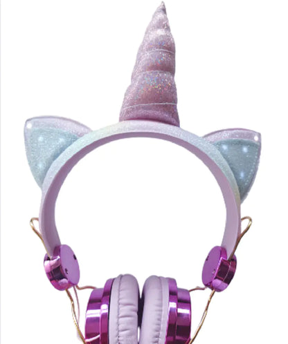 Auriculares con Cable de Dibujo de Unicornio para Niños (Regalo)