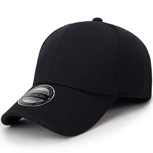 Baseball Cap Men Snapback Hats Caps Men Fitted Closed Full Cap Women Gorras Bone Male Trucker Hat Casquette Outdoor Black
