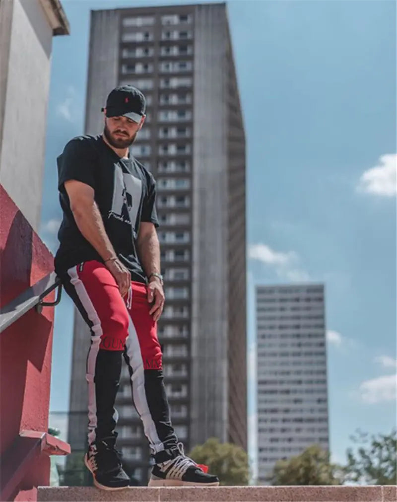 Men's Korean Style Slim Fit Summer Jogger Pants