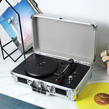 Tocadiscos Retro Bluetooth con Reproducción USB