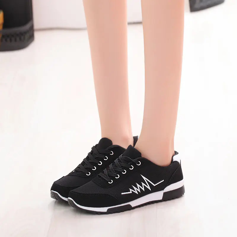 Plus Size Women's Sports Shoes - Breathable Running Sneakers