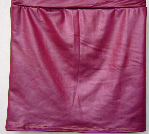 Faux Leather Bodycon Mini Skirt - Half Skirt