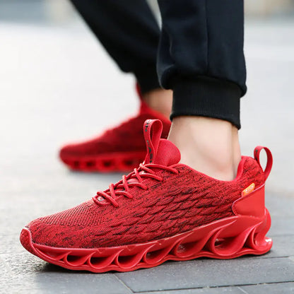 Zapatillas Deportivas Tejidas de Escama de Pescado Transfronterizas para Hombre