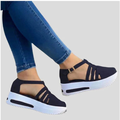 Leisure Women's Wedge Round Toe Shoes