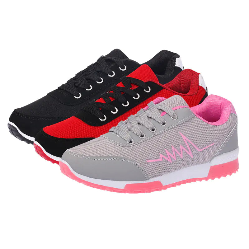 Plus Size Women's Sports Shoes - Breathable Running Sneakers